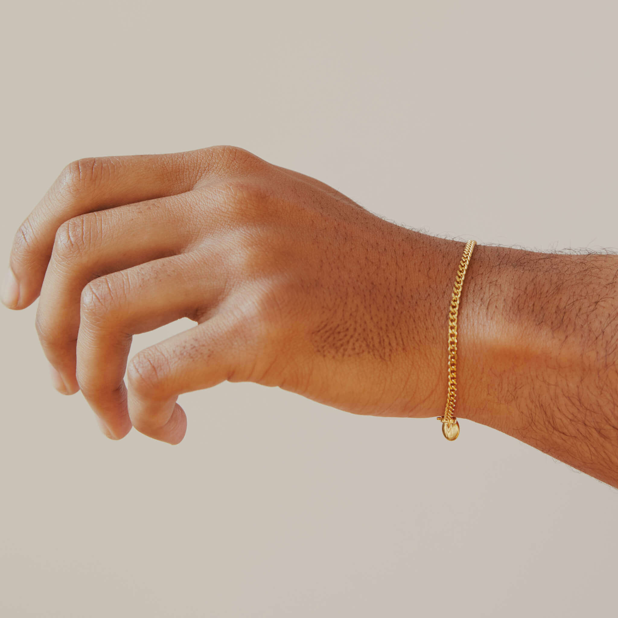 Rebel Bracelet (Gold) on Model